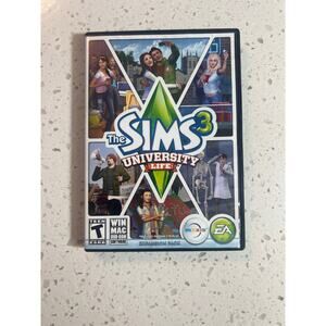 The SIMS 3: University Life (2013; PC DVD-ROM Game) Expansion Pack PC Mac